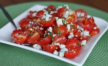 Cherry Tomato & Blue Cheese Salad